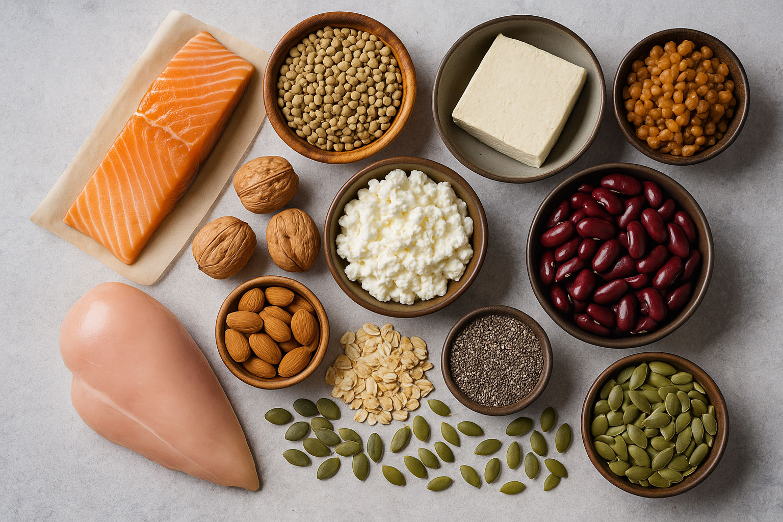 proteinreiche Lebensmittel